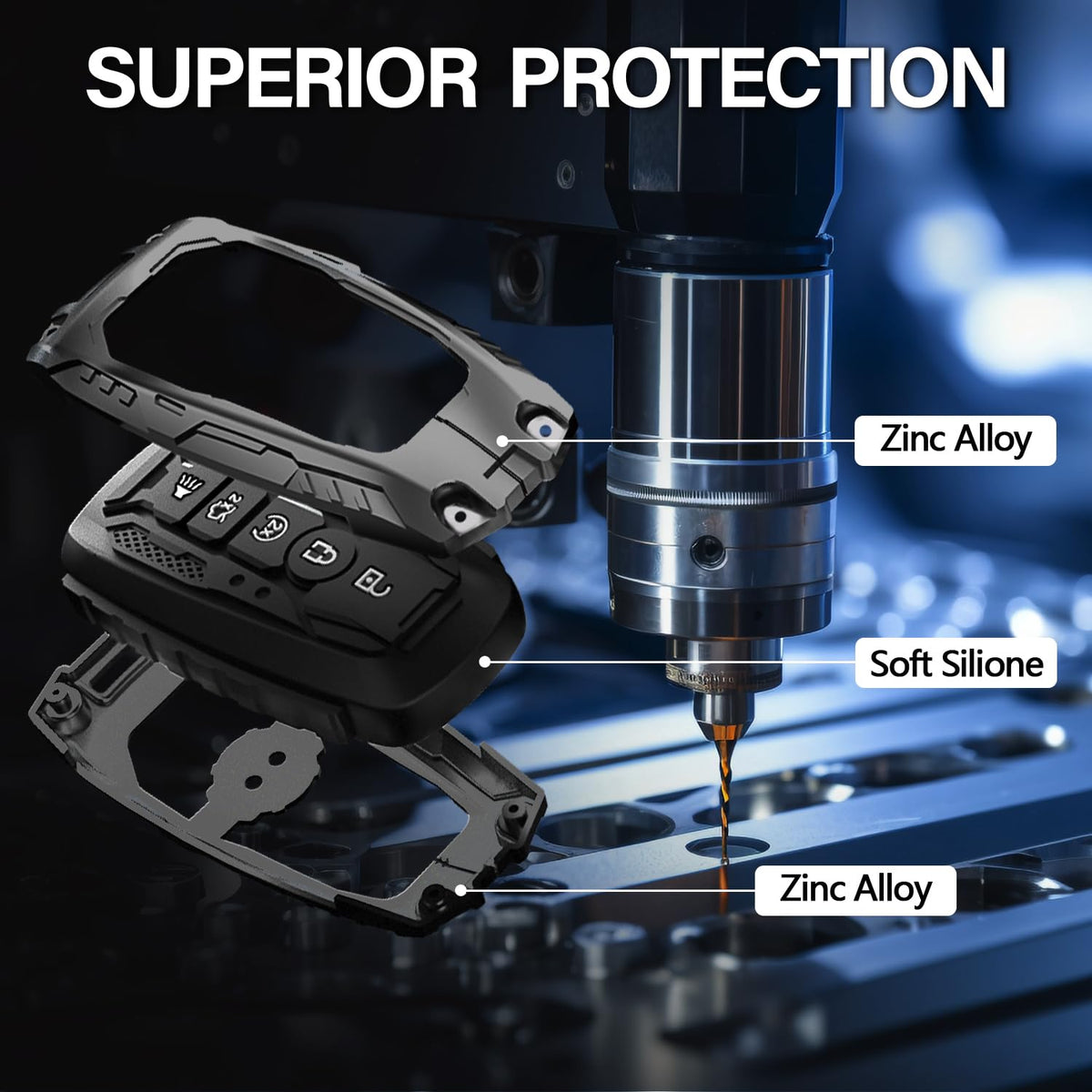 MOCHENT luminous buttons in dark show glow-in-the-dark visibility for night use