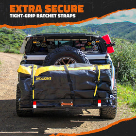 Mockins strap and loop reinforcement detail showing secure attachments for safety