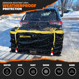 Mockins installed in truck bed illustrating flexible placement and weather protection