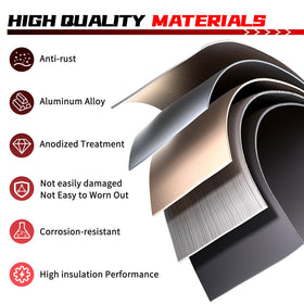 MOCODUO anodized finish texture exhibiting corrosion resistance