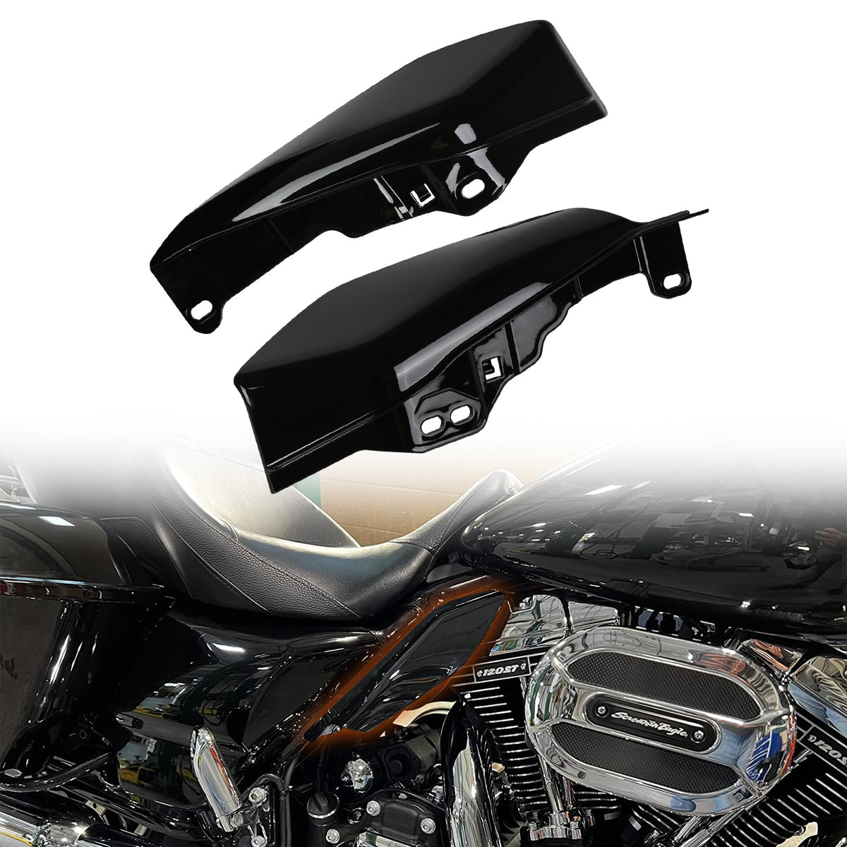 MOCODUO close-up gloss black finish shows durable sleek look