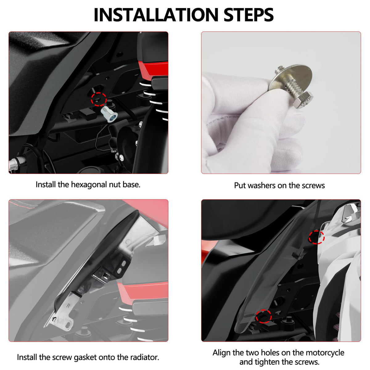 MOCODUO mounting hardware and bolts included for quick assembly