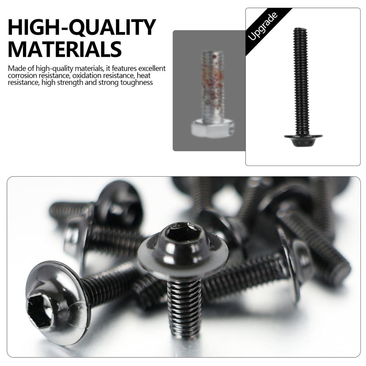 MOCODUO nylon washers and pillars arranged to illustrate correct spacing options