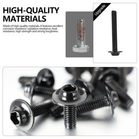 MOCODUO nylon washers and pillars arranged to illustrate correct spacing options