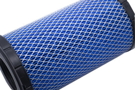 MOCW filter held in hand for scale showing compact, direct-replacement