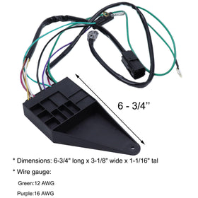 MOCW control unit connector detail with clear pins for easy plug-in replacement