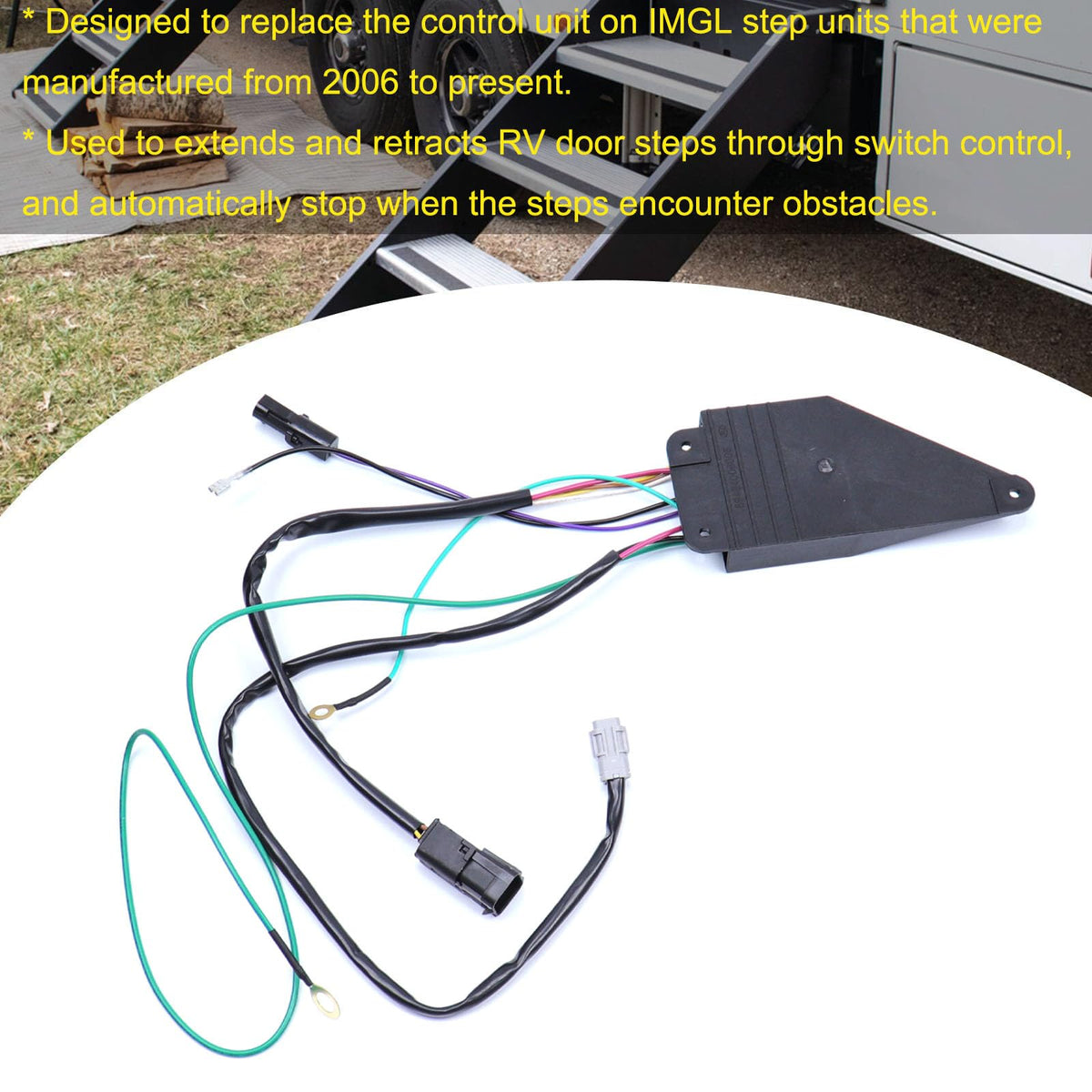 MOCW control unit size comparison showing compact scale for space-efficient mounting