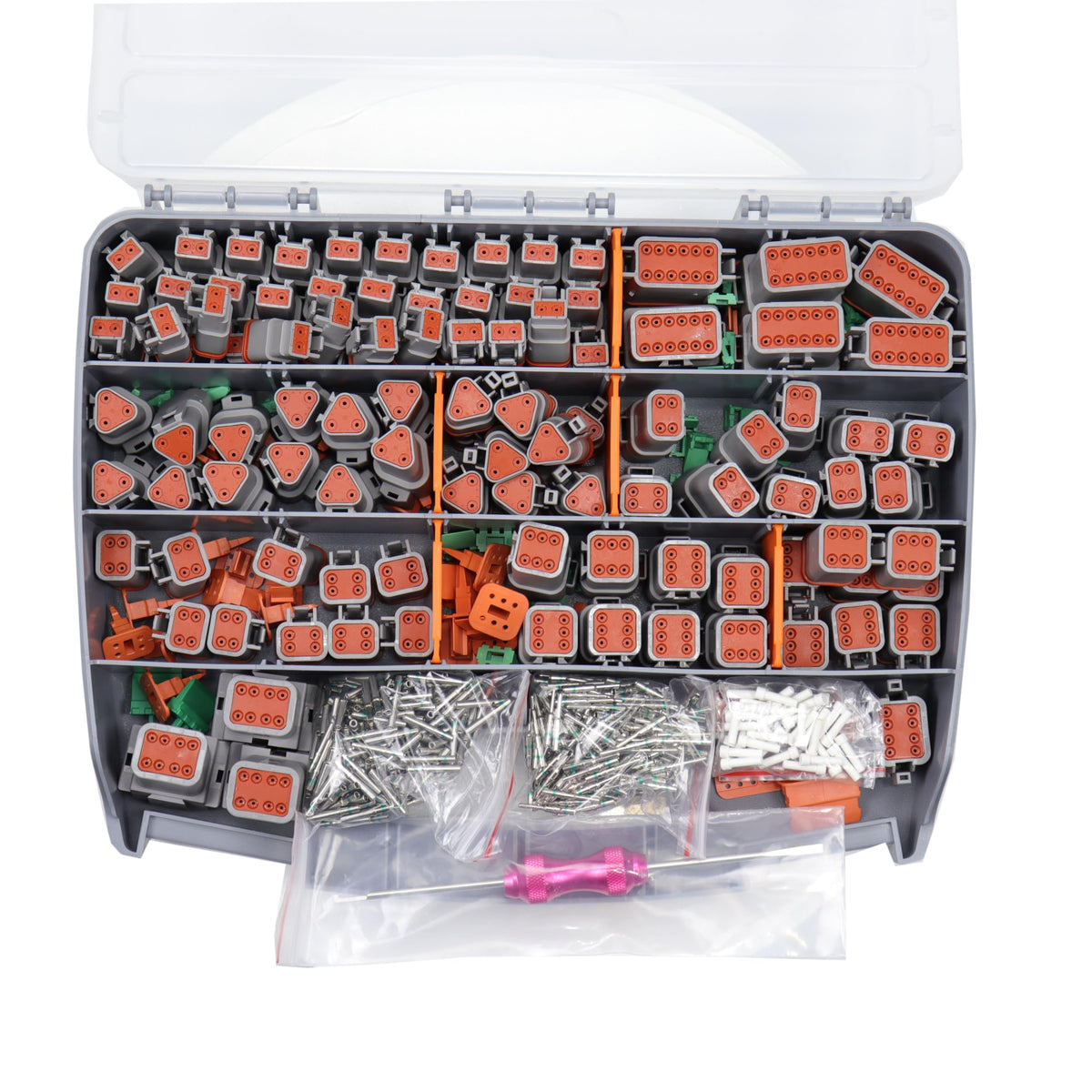 MOCW DT kit front packaging showing full parts assortment and quick identification benefit