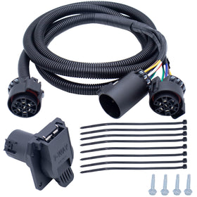 MOCW front-facing 7-pin socket showing neat bed access and easy hookup