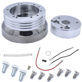 MOCW front view hub adapter showing bolt pattern and durable finish