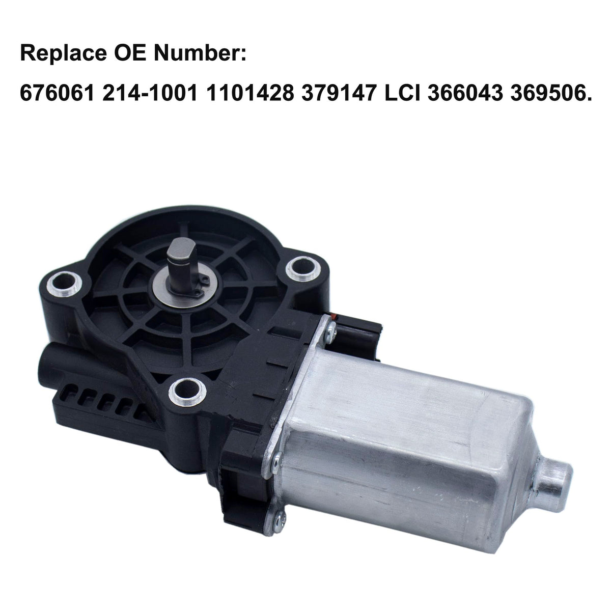 MOCW sealed gearbox top view showing corrosion-resistant zinc plating for weather protection