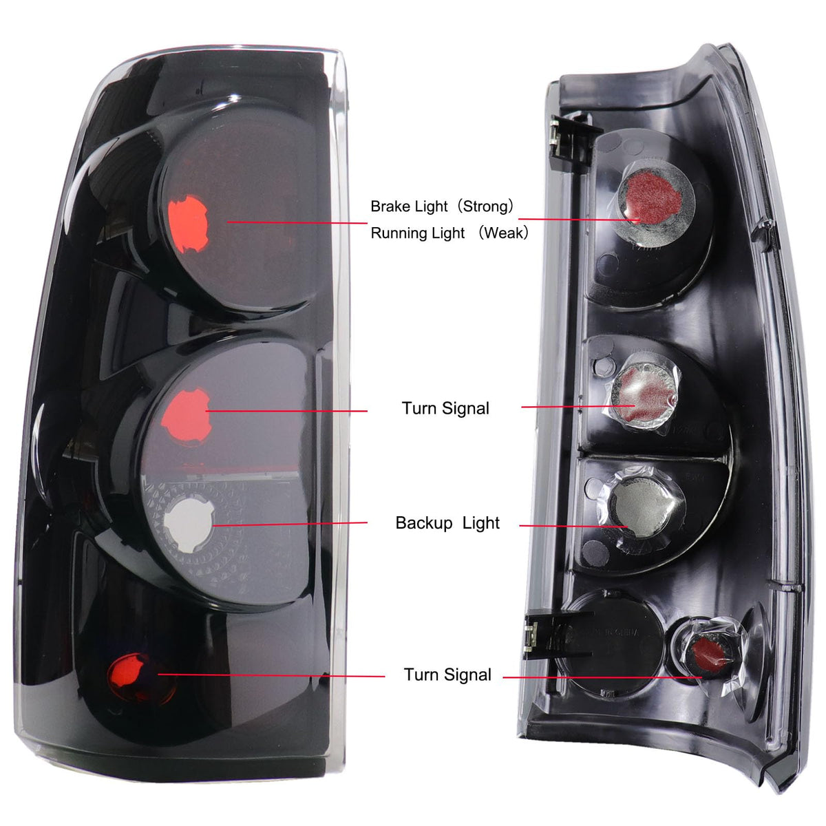 MOCW back housing view showing mounting points, ensures direct-fit replacement