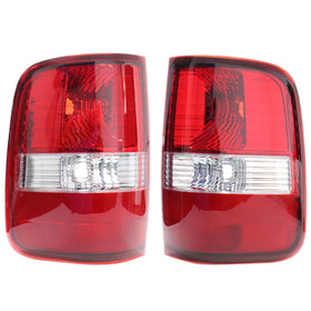 MOCW front view red lens showing clean OEM-style appearance and improved look