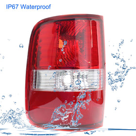 MOCW tail light installed on Ford F-150 rear enhancing truck appearance