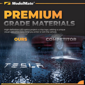 ModelMate in lifestyle scene at car entry enhancing visibility and style