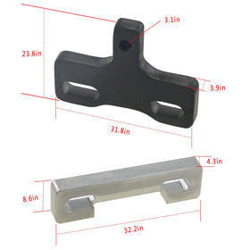 MOEBULB stud and B7 grade nut hardware closeup showing corrosion resistance