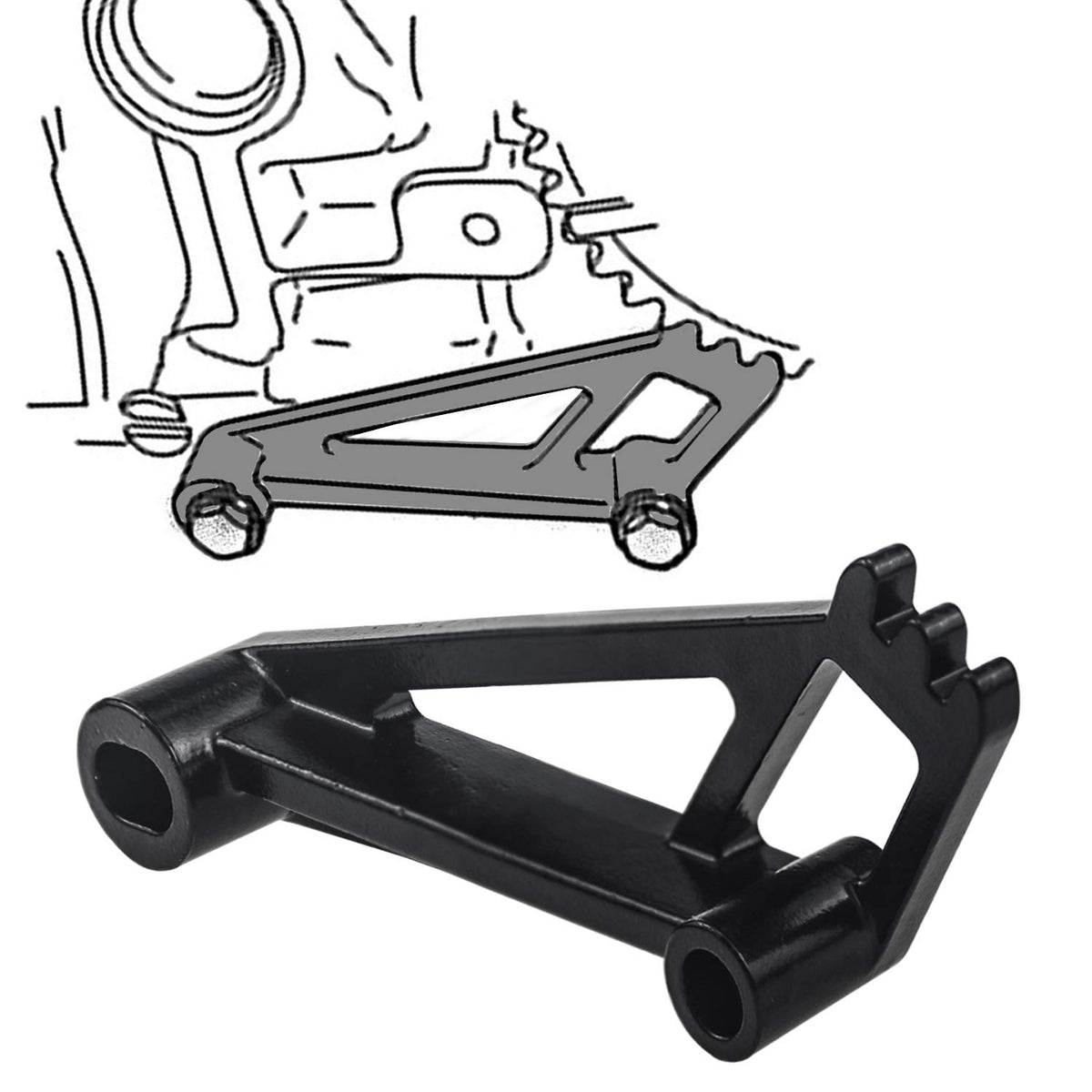 MOEBULB tool in use on Ford engine demonstrating correct application