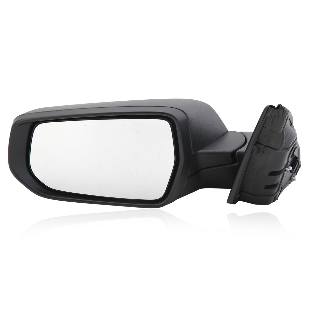 MOFOAP front view of driver-side mirror showing fit and finish benefit