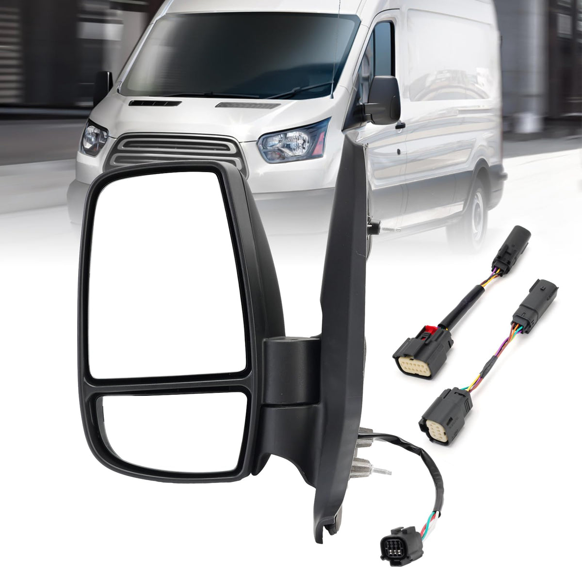 MOFOAP driver side mirror front view showing fit and finish benefit