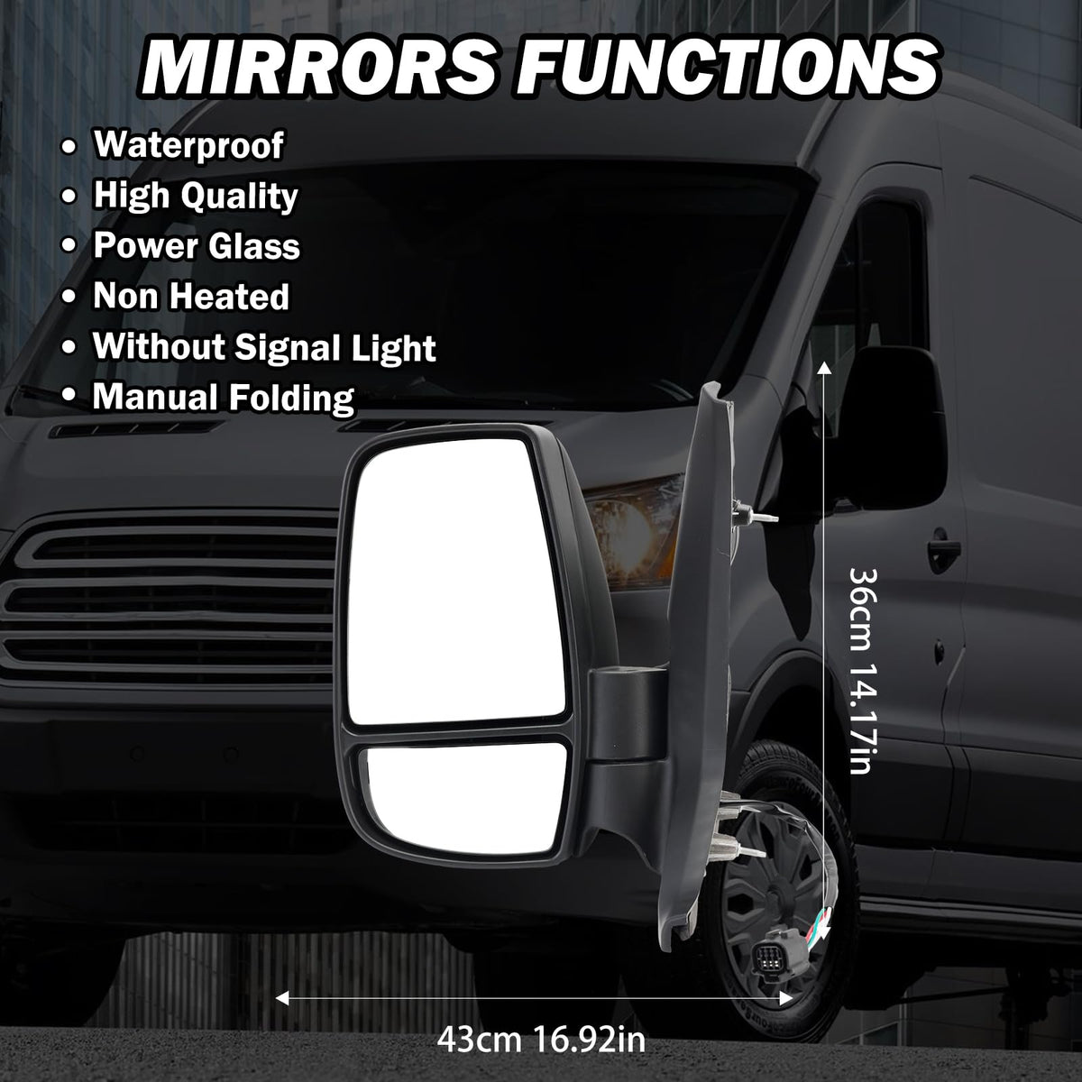 MOFOAP power glass detail demonstrating clear visibility benefit