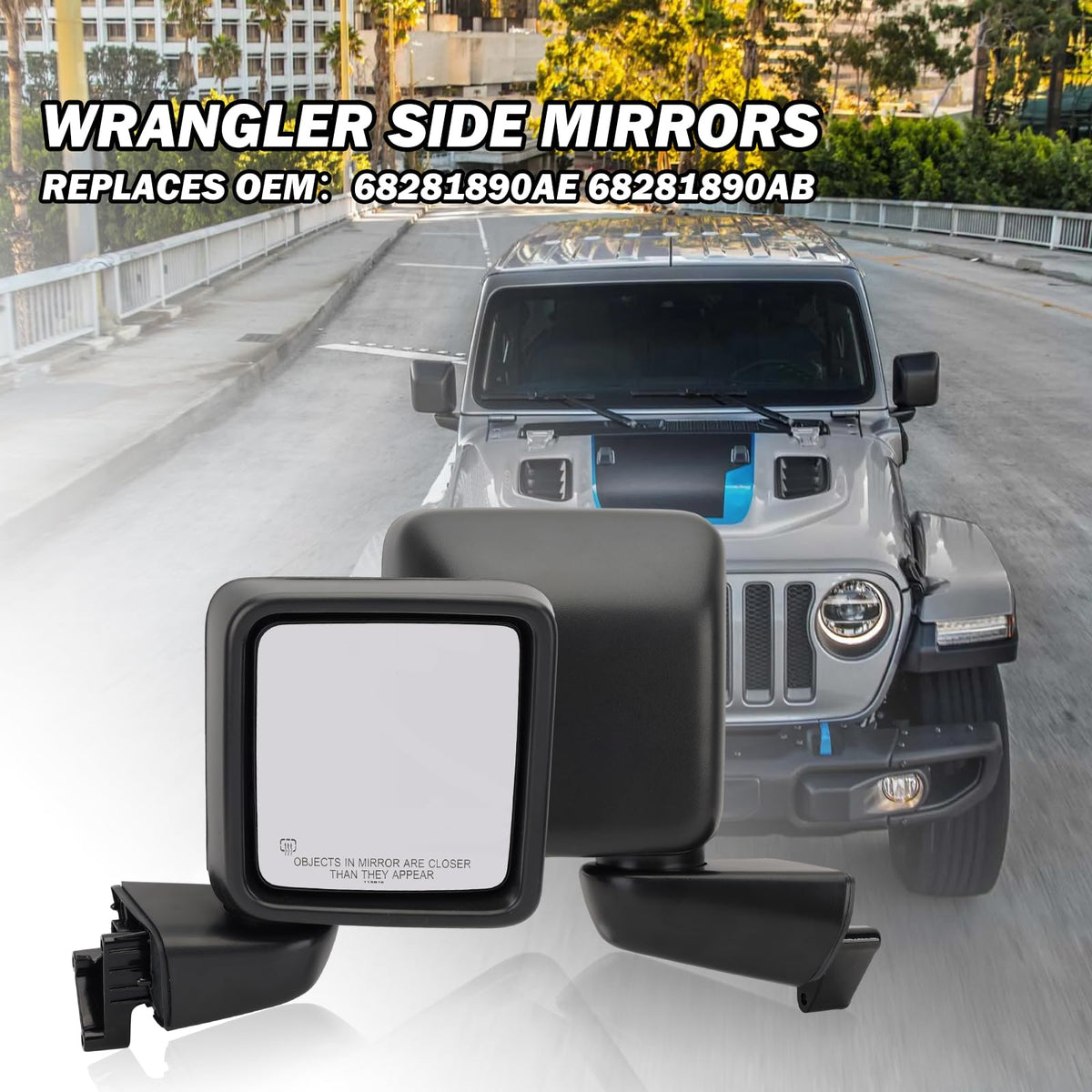 MOFOAP mirror held beside hand to show compact size and scale