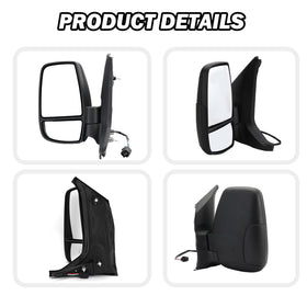 MOFOAP side mirror installed on Transit van showing OEM fit benefit