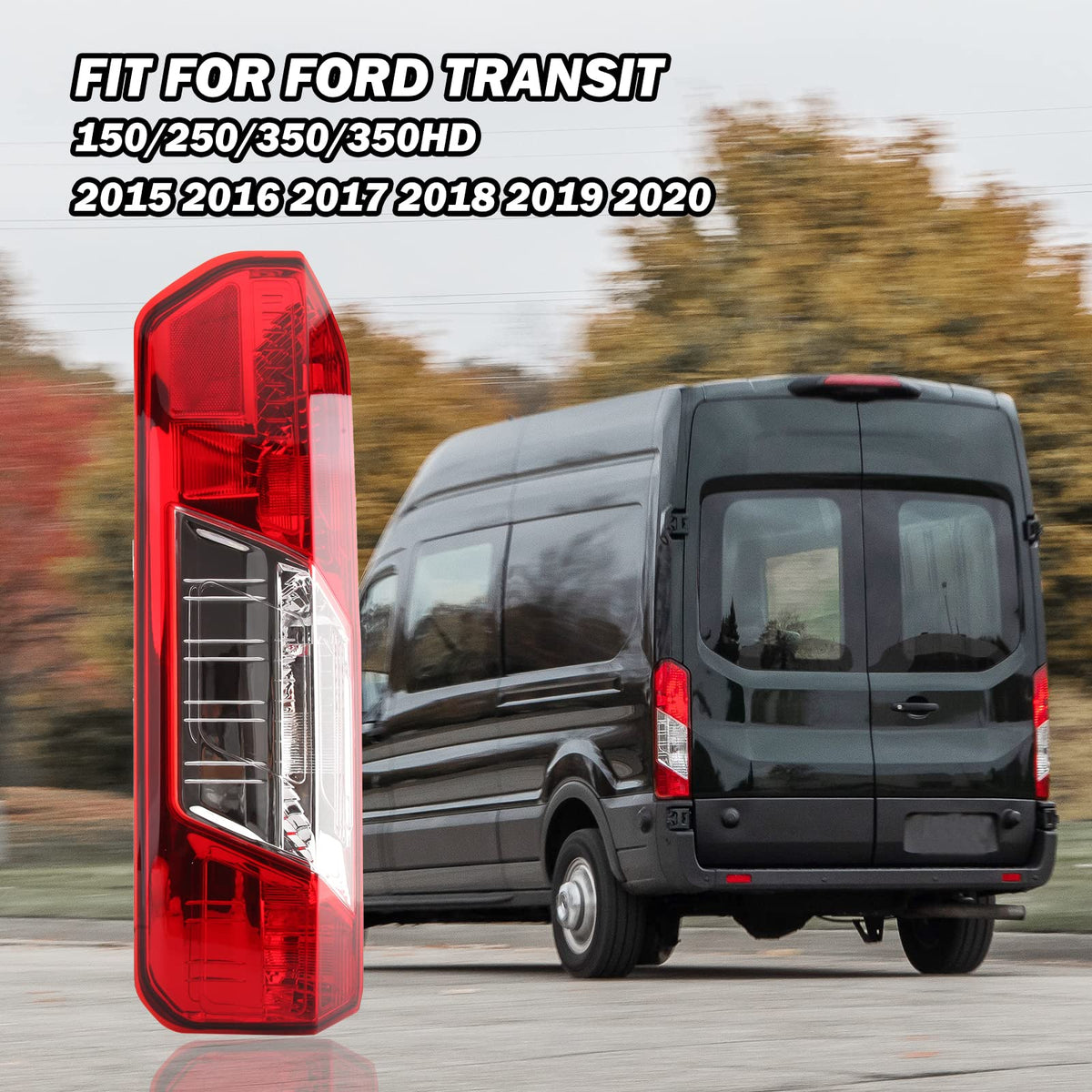 MOFOAP tail lamp beside ruler illustrating size and correct scale