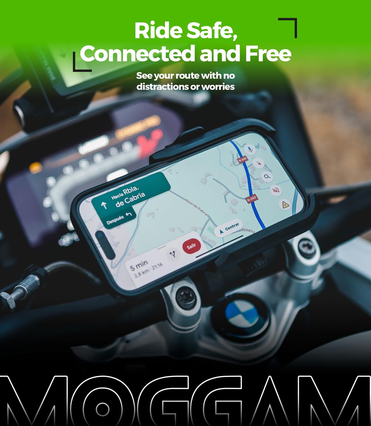 MOGGAM close-up of silicone vibration dampener protecting phone components