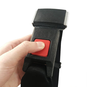 MOHEEN installed lap belt on a golf cart demonstrating secure fit and use