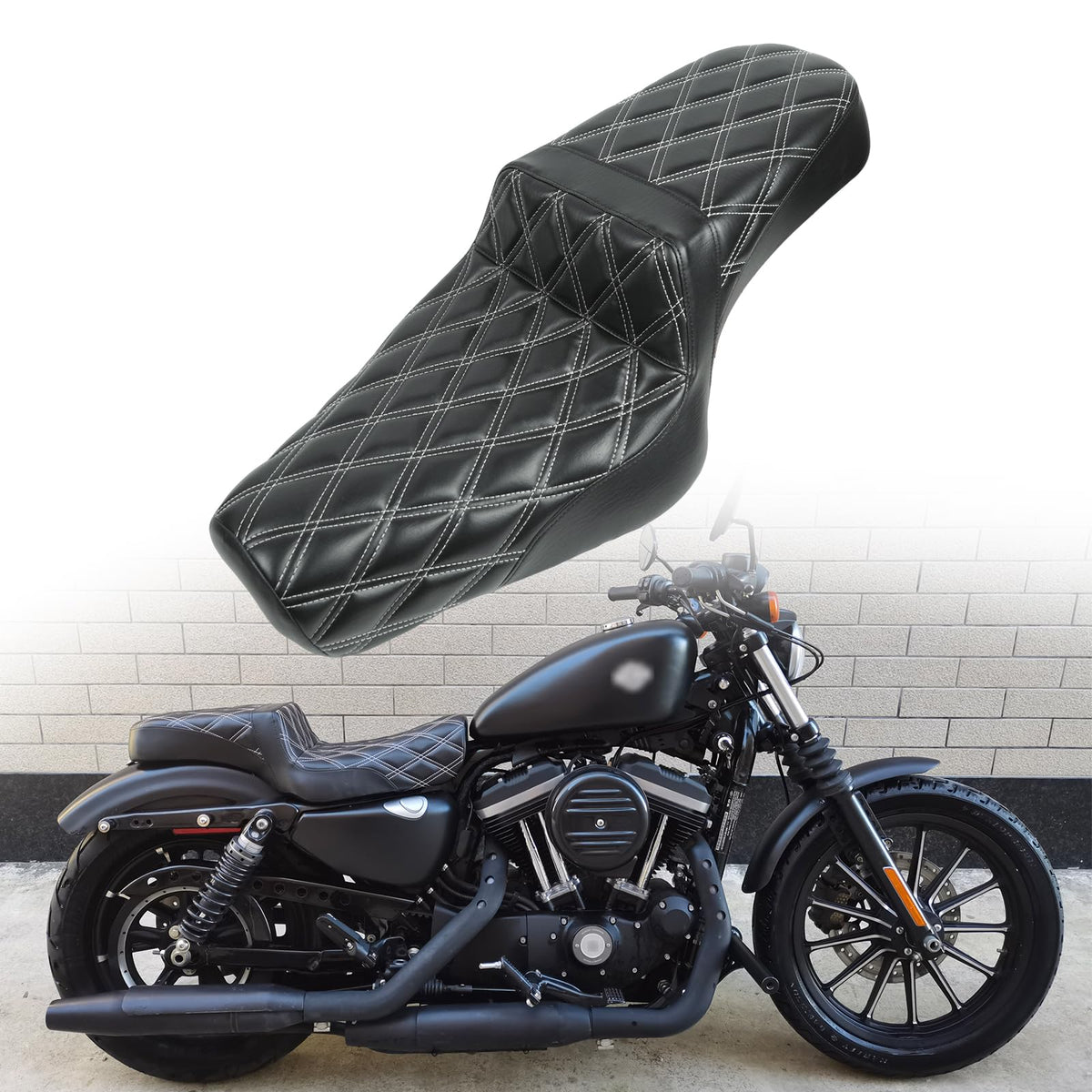 MOJINLI front view of two-up seat showing shape and fit benefits