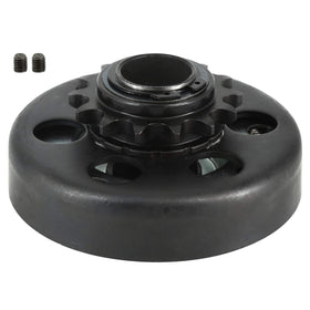 MOJTBE clutch on go-kart in motion showing real-world performance and control
