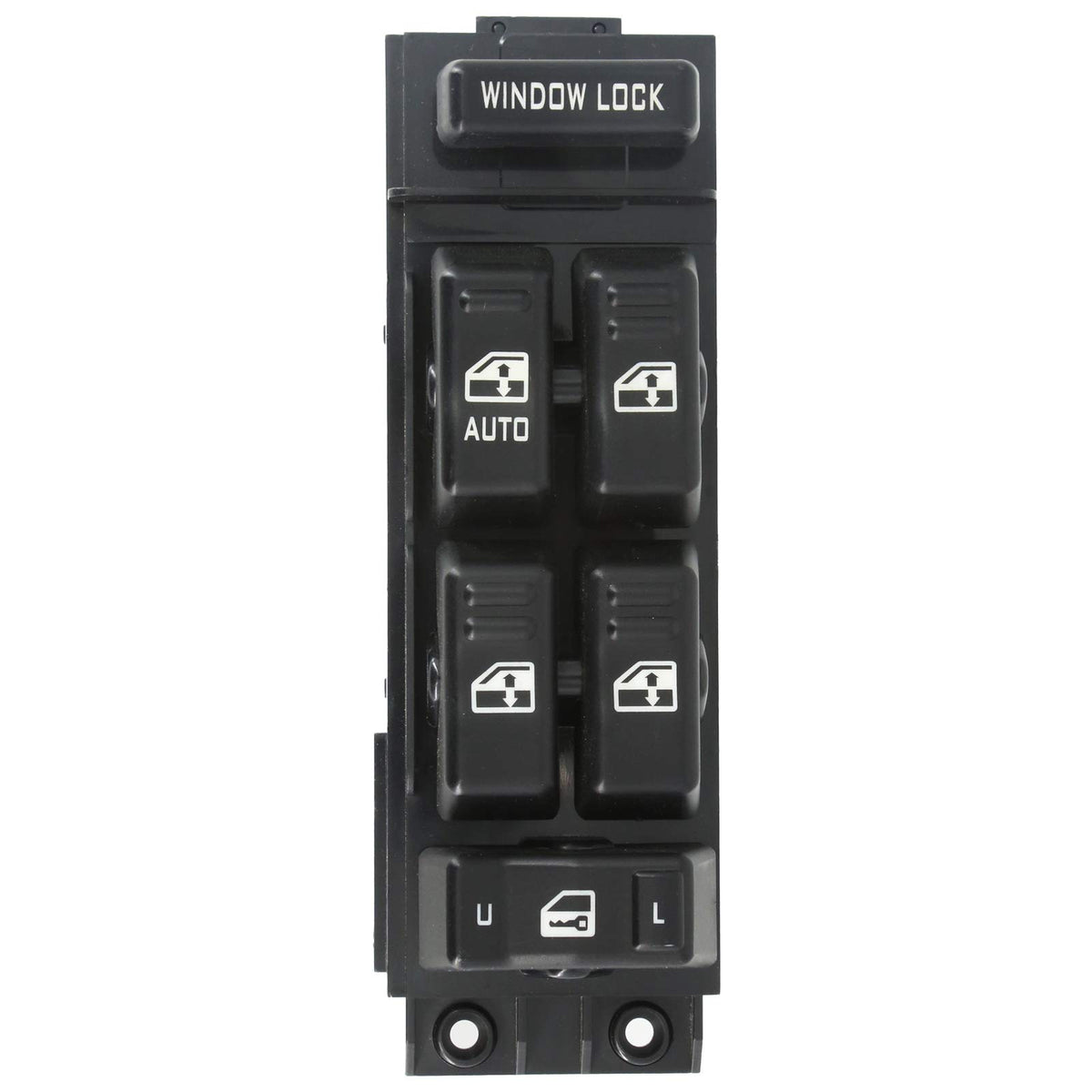 MOJTBE master switch front view showing button layout and easy control