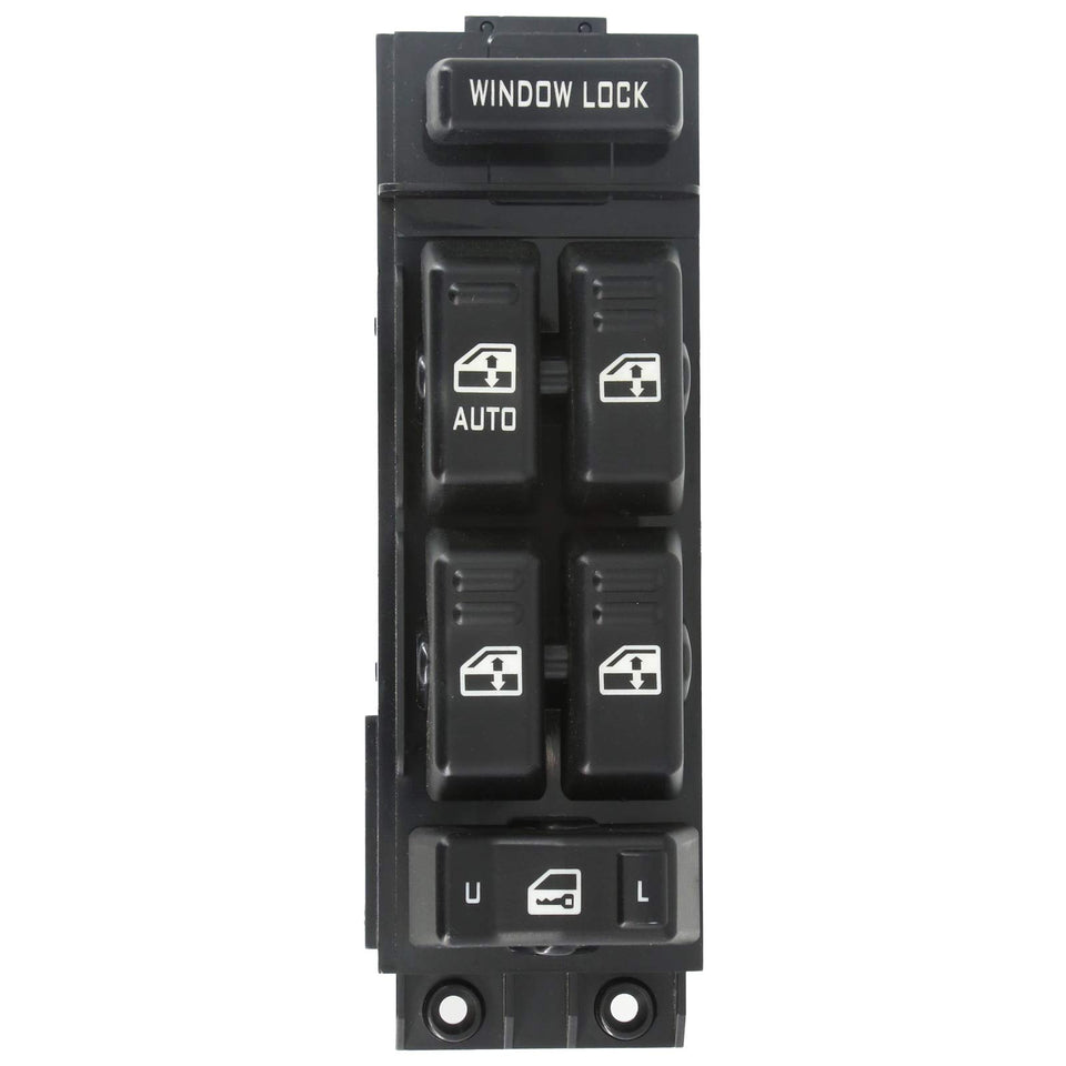 MOJTBE master switch front view showing button layout and easy control