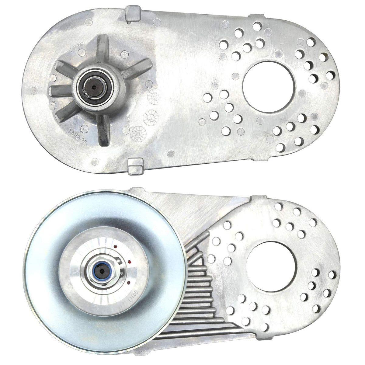MOJTBE side profile showing 3/4 inch shaft fitment for easy engine mounting