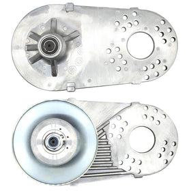MOJTBE side profile showing 3/4 inch shaft fitment for easy engine mounting