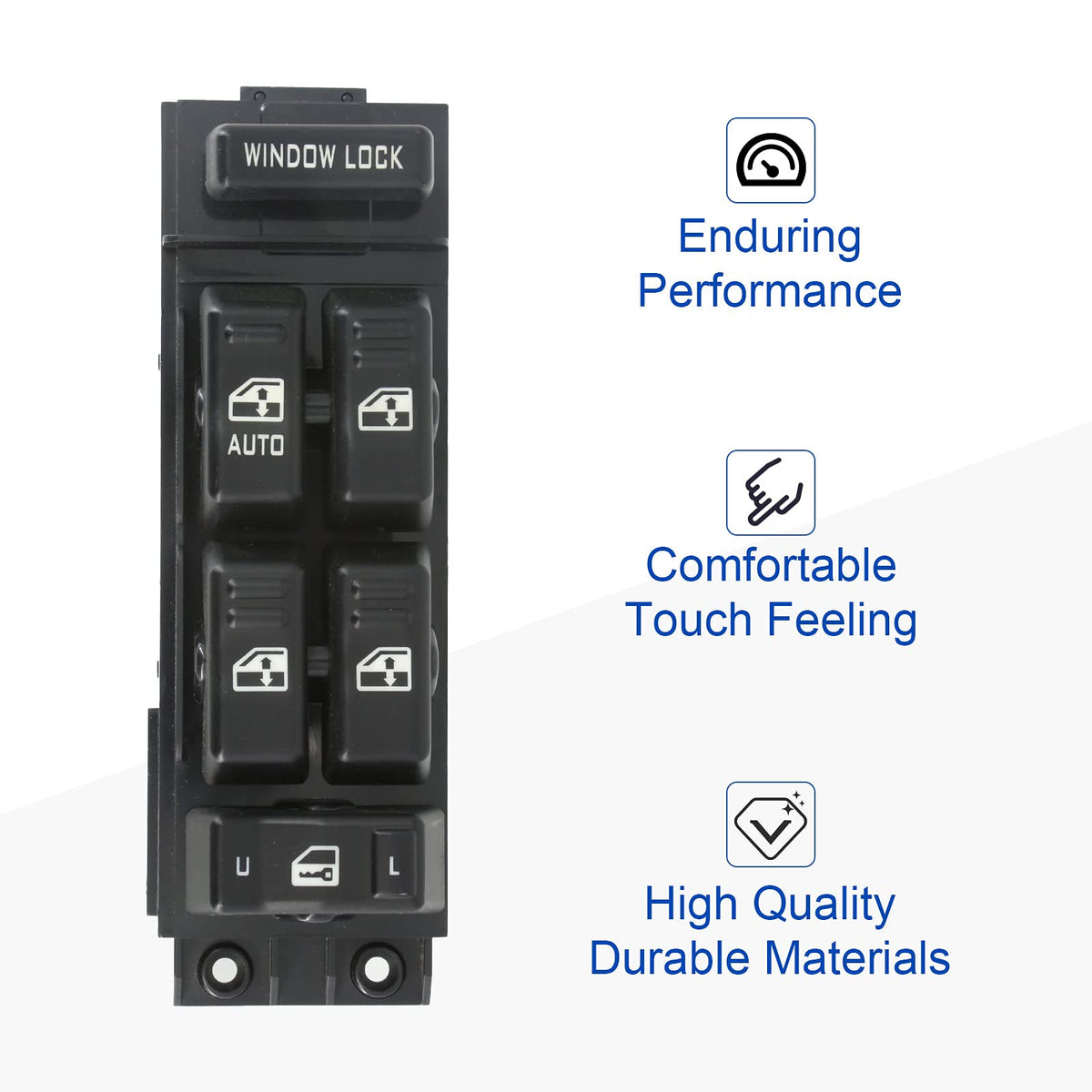 MOJTBE switch installed in door demonstrating correct fit and restored control