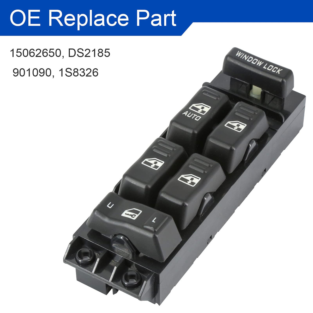 MOJTBE size comparison with ruler showing accurate OEM-compatible dimensions