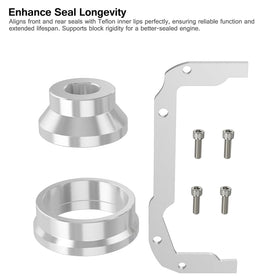 Moker billet aluminum close-up machining showing tight tolerances for durability