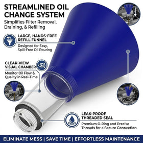 Moker close-up of aluminum oil filter wrench highlighting secure grip and durable build