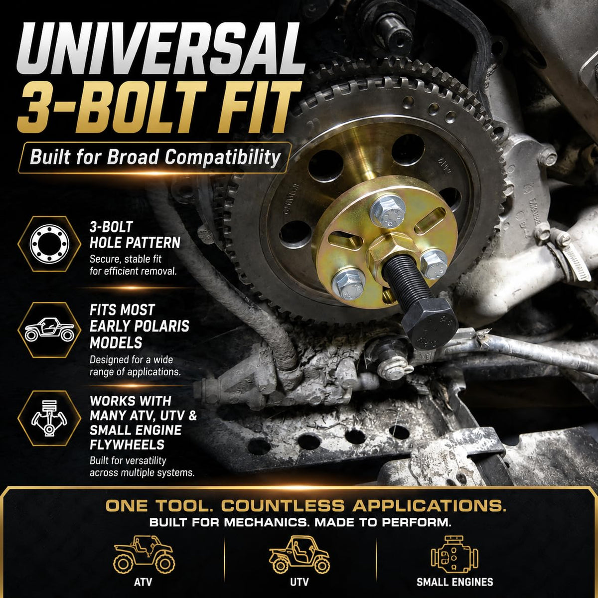 Moker puller hardware sets displayed with bolts nuts washers for adaptable fitment