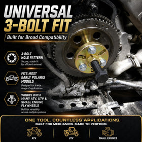 Moker puller hardware sets displayed with bolts nuts washers for adaptable fitment