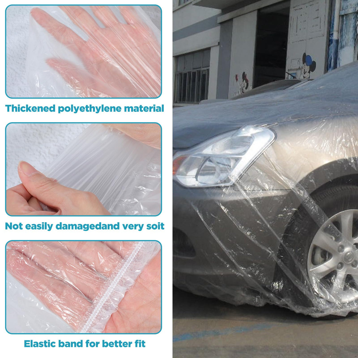 Molain translucent material texture, highlights waterproof surface benefit