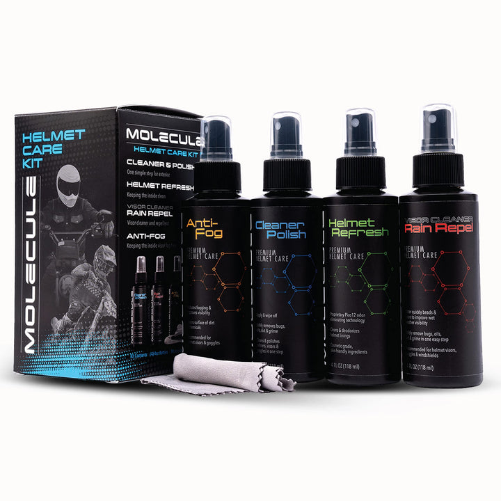 Molecule kit front packaging showing compact 4-ounce set and benefits