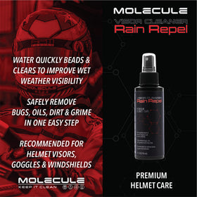Molecule Helmet Refresh spraying liner foam, deodorizes and freshens interior padding