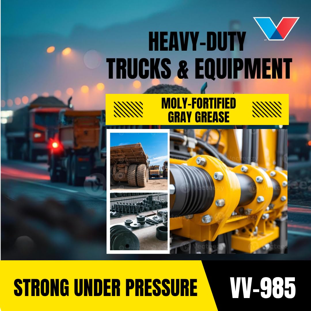 Moly-Fortified cartridge close-up with clear nozzle highlighting easy grease gun compatibility