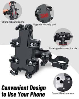 MOMI RAC GP beside a hand showing compact scale and easy one-handed use