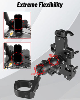 MOMI RAC GP textured rubber pads protecting phone from vibration and shocks