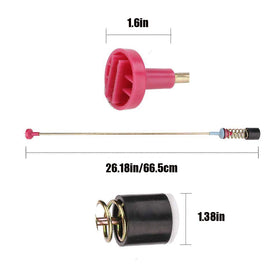 MONKEMON four suspension rods laid out, shows complete replacement set for balanced support