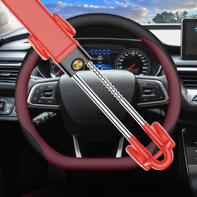MONOJOY lock in parked car scene emphasizing visible deterrent and peace of mind