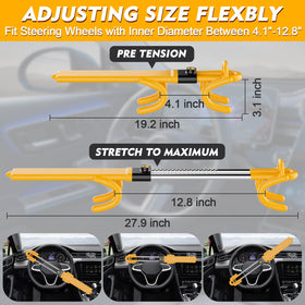 MONOJOY detail of U-shaped double hooks and twin bars showing reinforced alloy construction